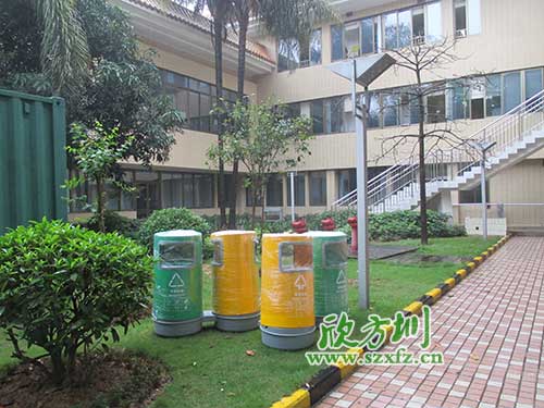 韶關(guān)物業(yè)分類玻璃鋼垃圾桶，提升社區(qū)好環(huán)境。